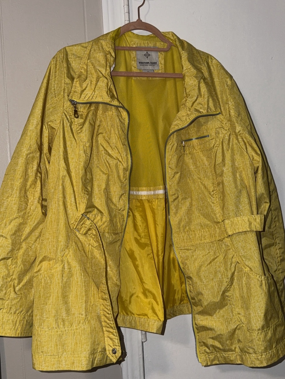 Brand: Weather Tamer (Size: 2X): Yellow Windbreaker